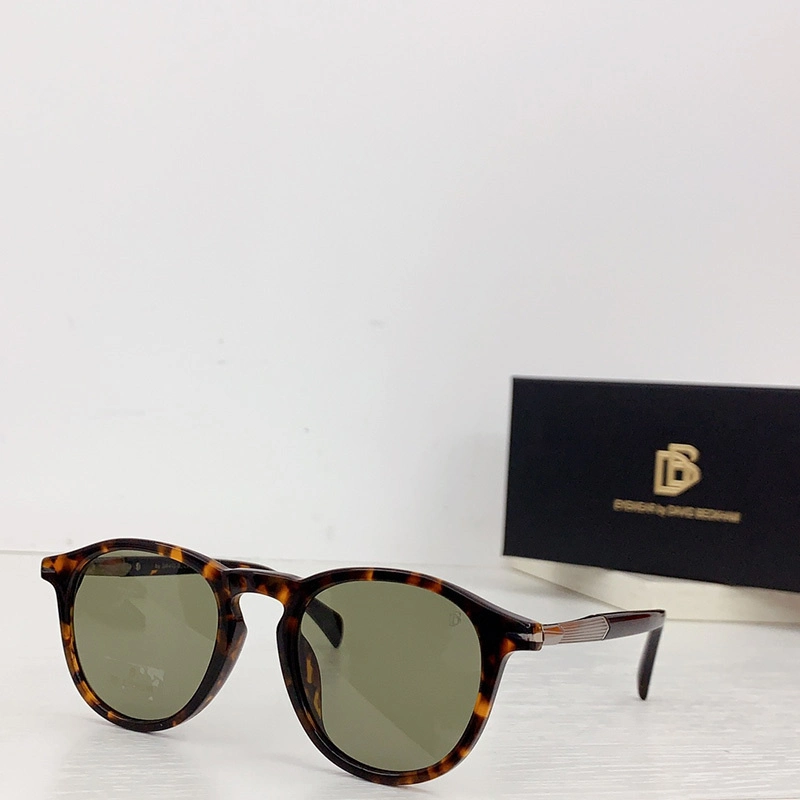 Luxury Brand Rimless Rectangle Leopard Wood Grain Female  Shade Sunglasses