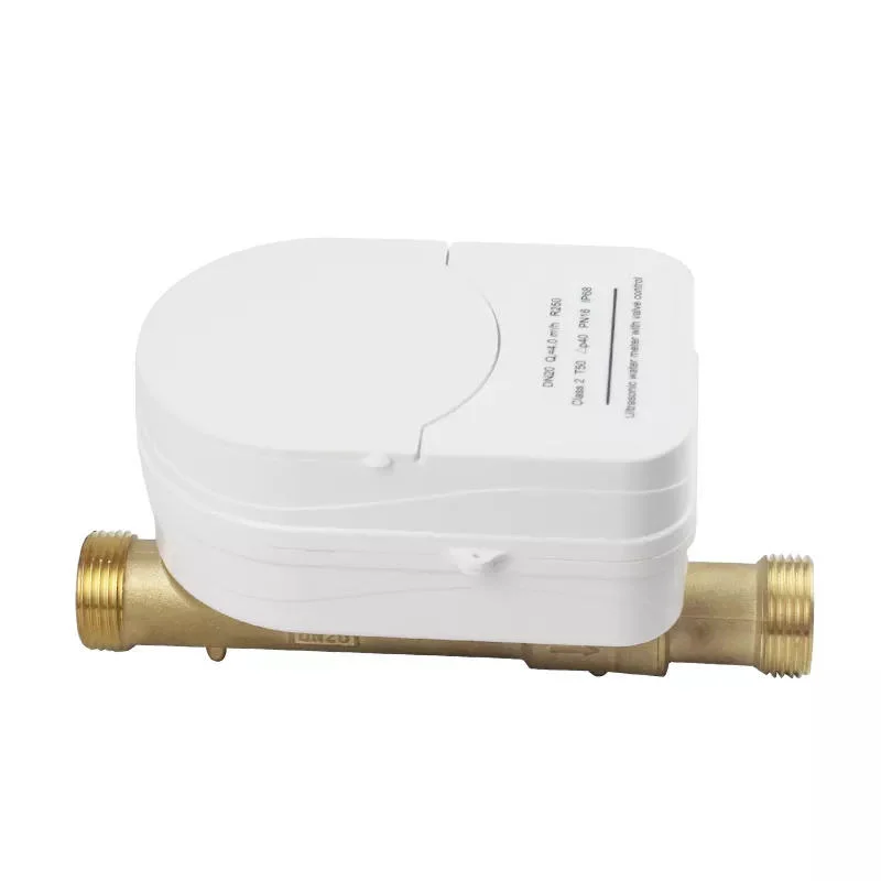 China Manufacturer of DN20 Smart Brass Body Domestic Wireless Water Flow Meter Cnline with Valve