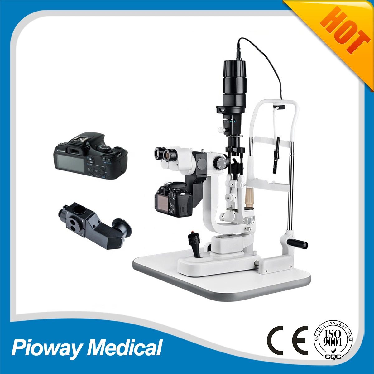 Microscópio de lâmpada com fenda oftálmica com câmara digital e software BL-88d