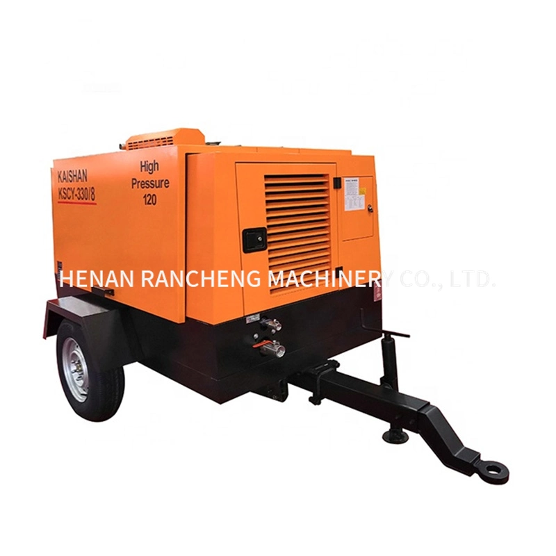 Portable Mountain Screw Air Compressor Kscy330-8 Is Used for Mining Blasting Hole Drilling Machines, Small Anchor Drilling Machines, etc