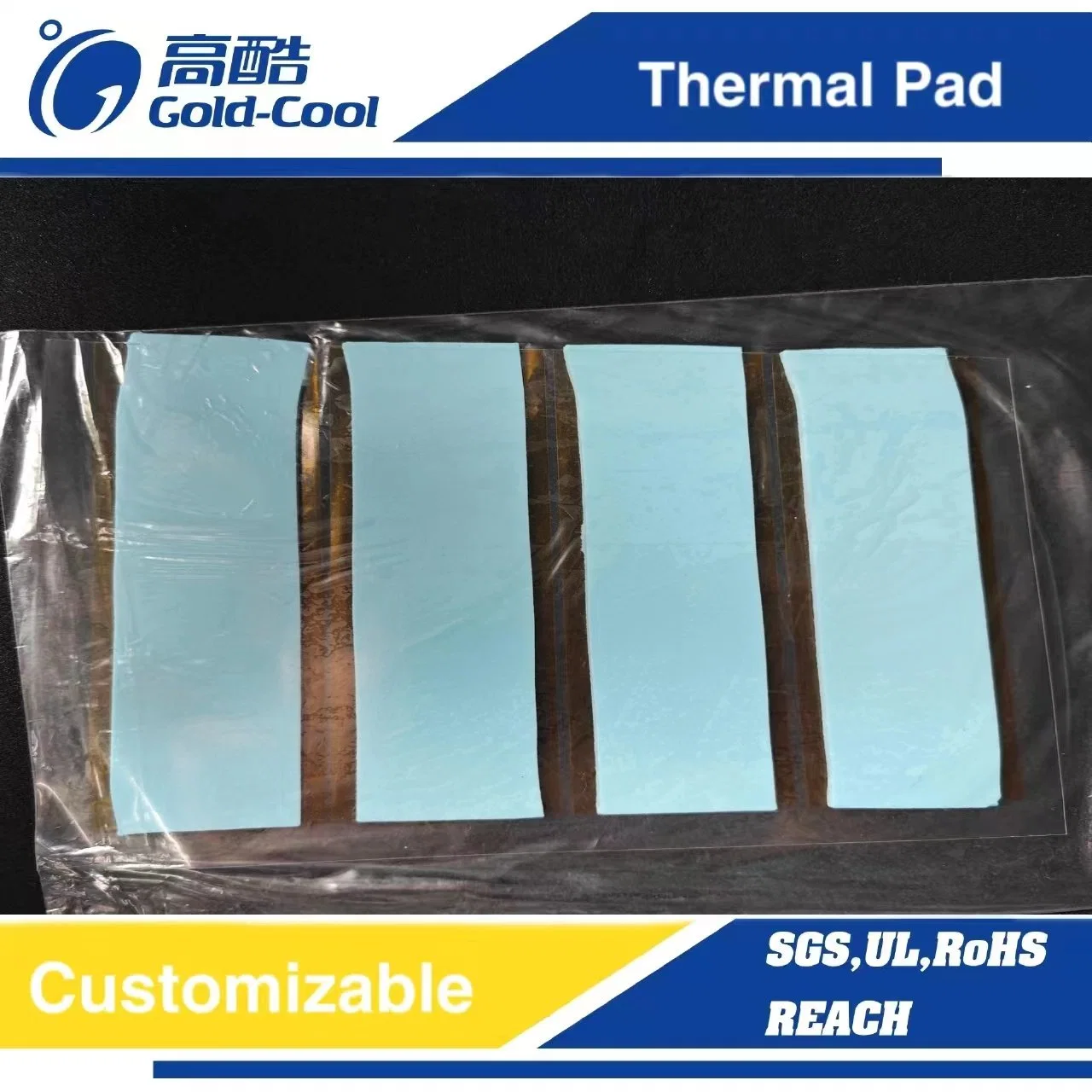 Silicone Heat Dissipation Sheet Thermal Conductive Silicone Pad Gc-Tp-200A