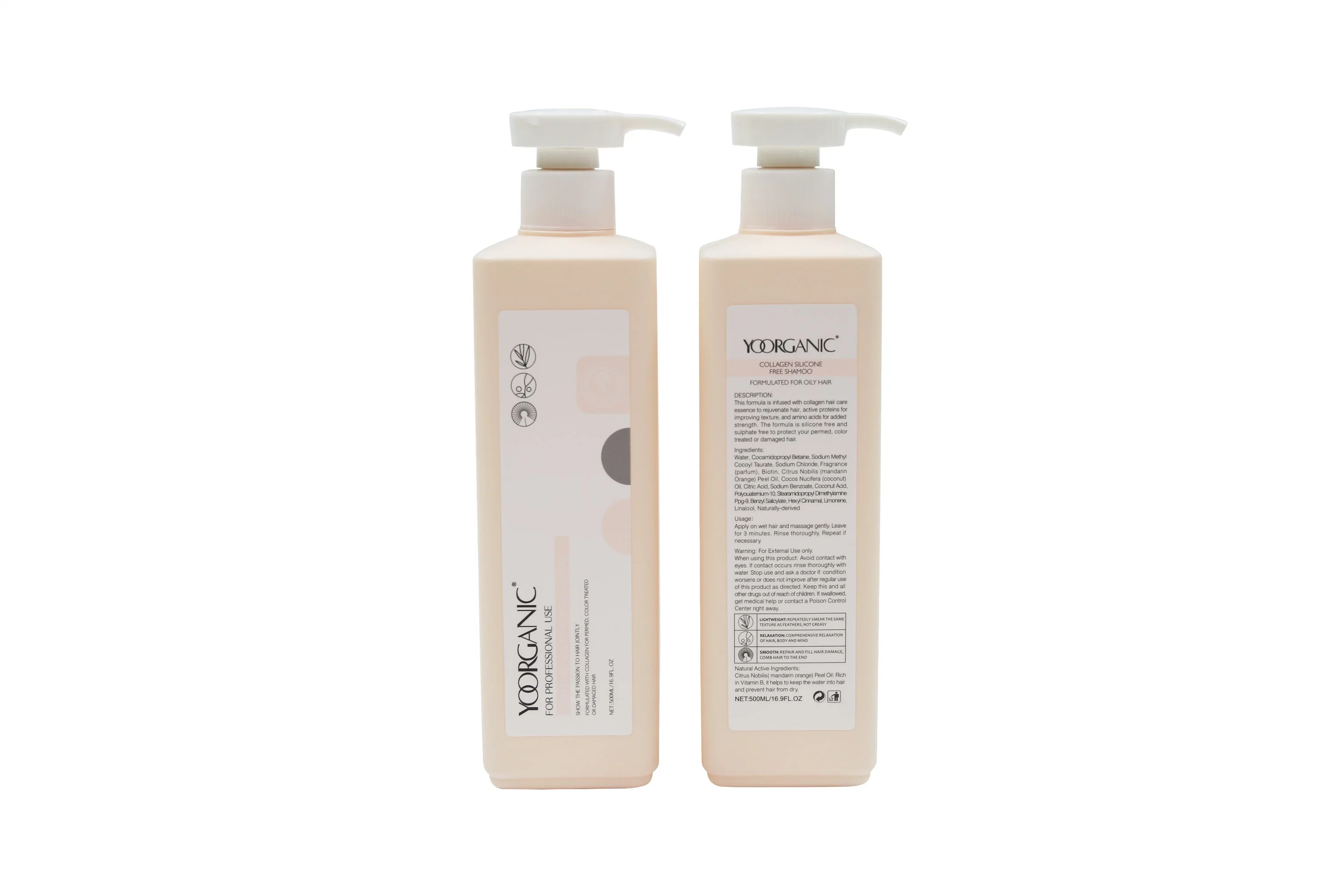 OEM Sulfate Free Shampoo Factory Organic Argan Oil Nourishing Hair Shampoo and Conditioner