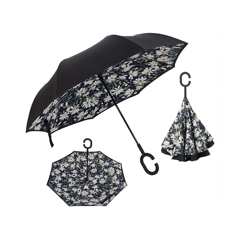 Hot Sale conception populaire parapluie droite inversée