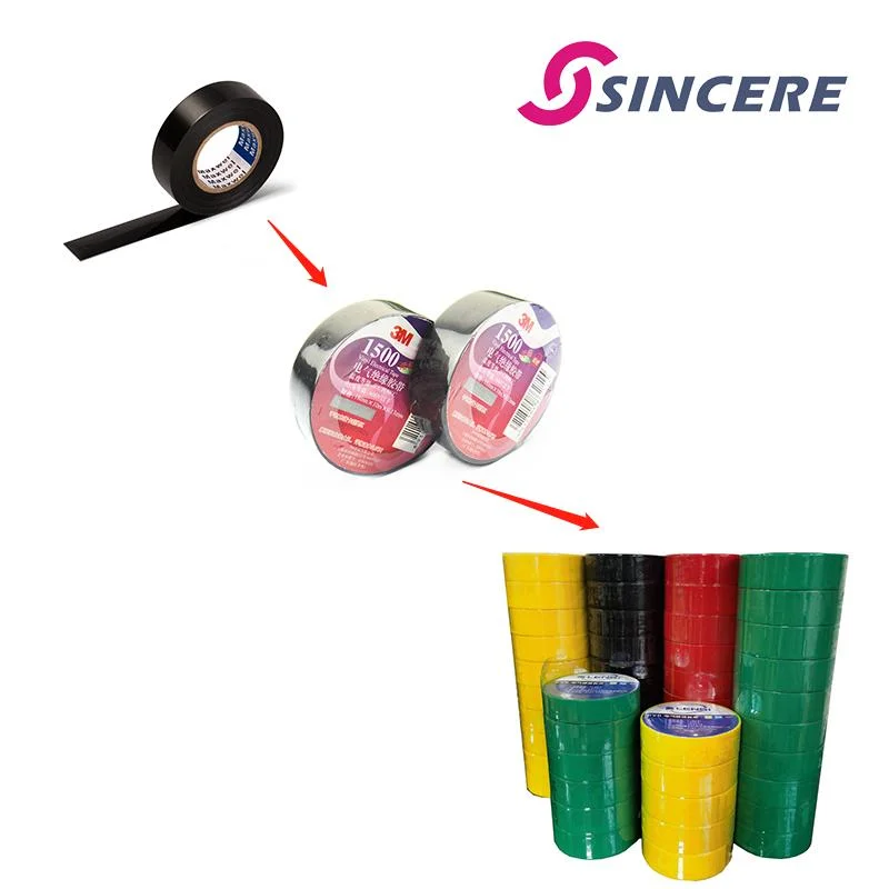 PVC Electrical Insulation Tape Shrink Wrapping Glass Cloth Paper Card Packaging Machine