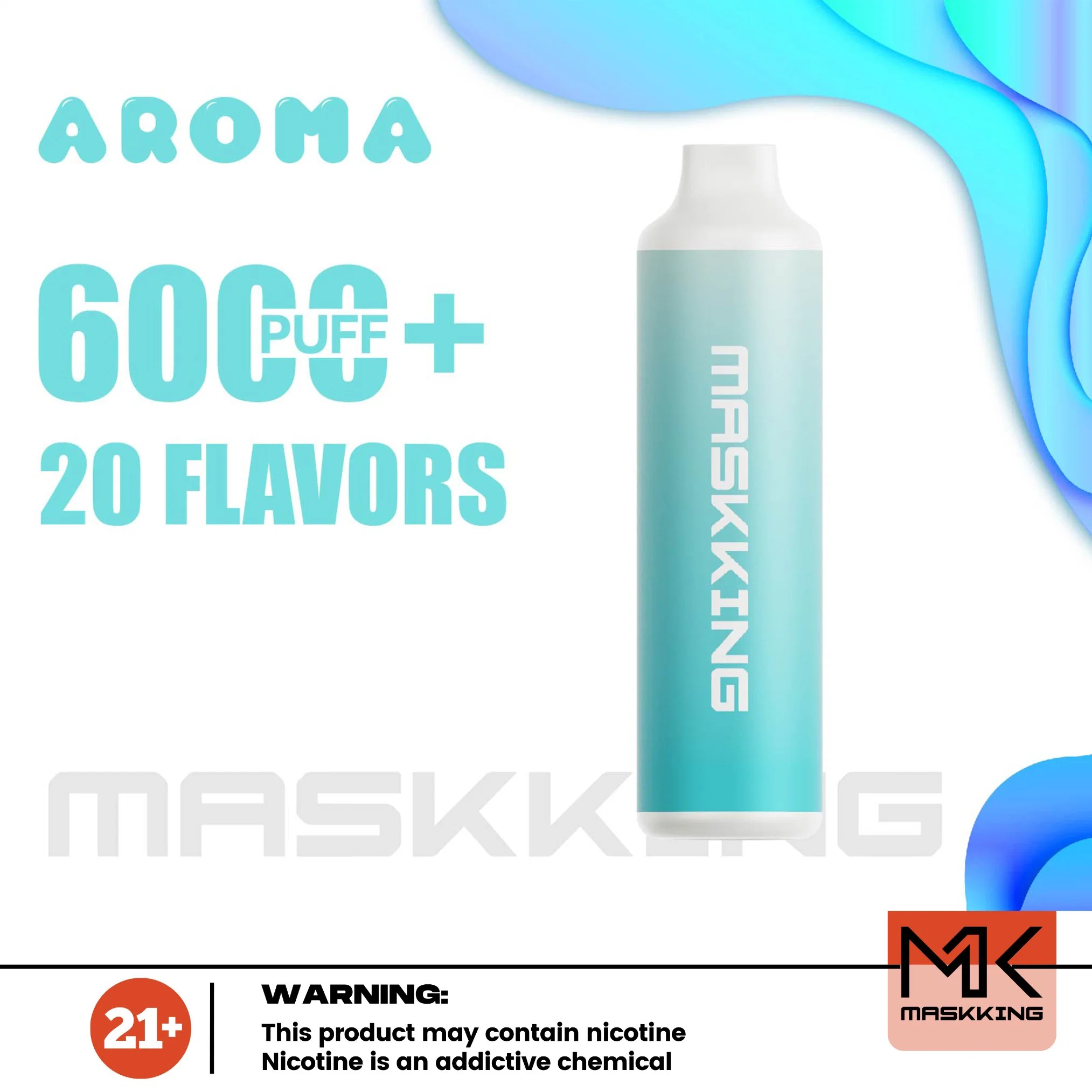 Maskking Unexceptionable Aroma King Alibaba Shopping Puff Bang XXL Disposable/Chargeable Vape