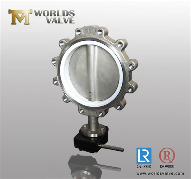 Stainless Steel Lug Type Butterfly Valves C/W Worm Gear/Iorn/Aluminum Lever/Electric/Pneumatic