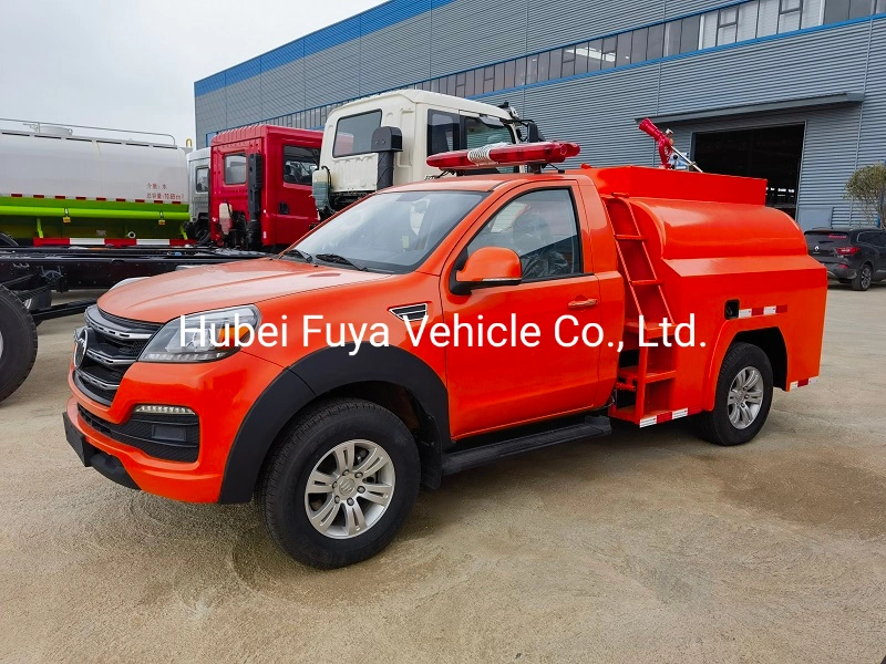 Gasoline Euro5 Foton Rhd Fire Fighting Engine Pickup with 1ton Water Tank