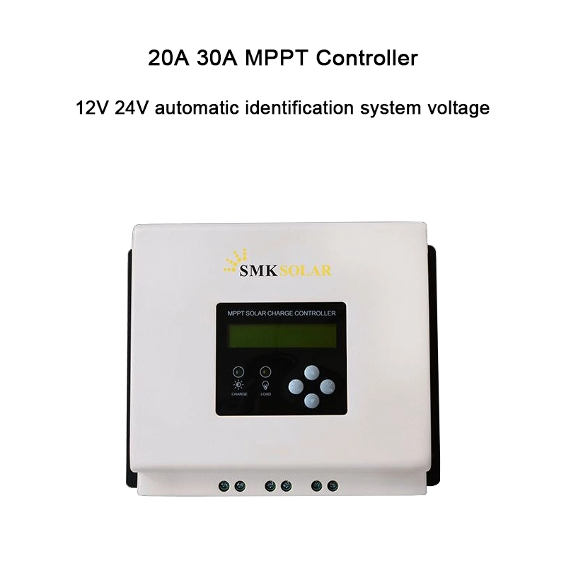 MPPT Controlador solar 30A 12/24V tensión adaptativa sistema fotovoltaico