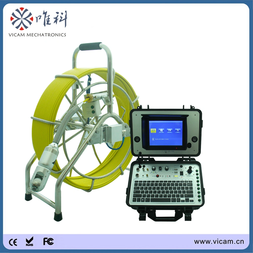 Pipe or Wall Tube Detector with 8 Inches Color TFT Screen 60-100m Cable V8-3388PT