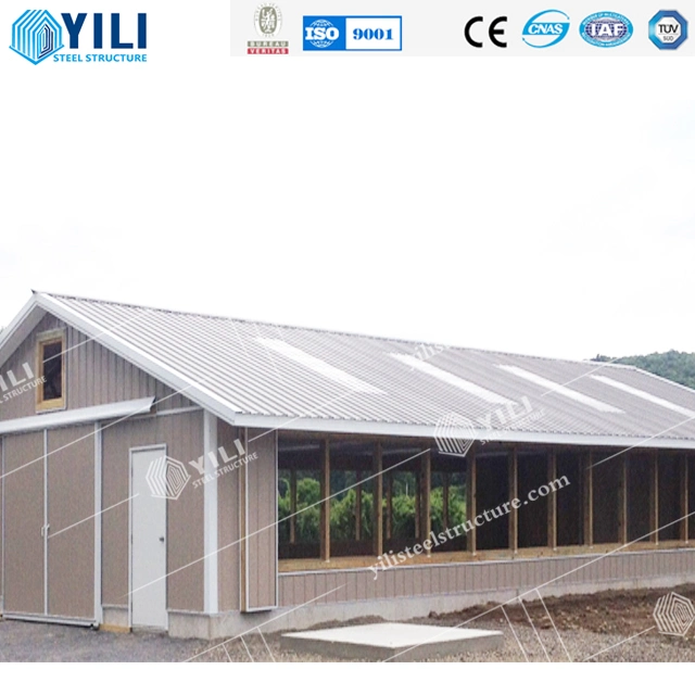 Africa Light Steel Keel Manufactured Modern Modular Poultry Farm