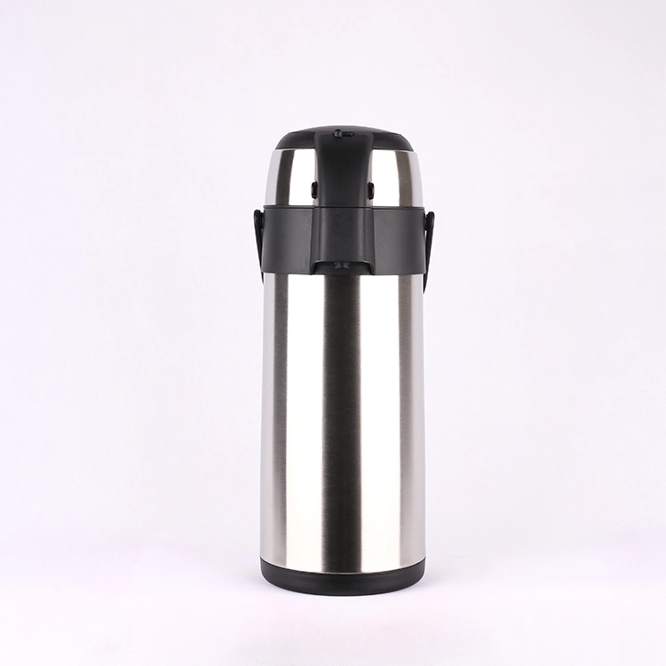 Customized 3.5L Double Wall Stainless Steel Coffee Dispenser Insulated Air Pump Pot