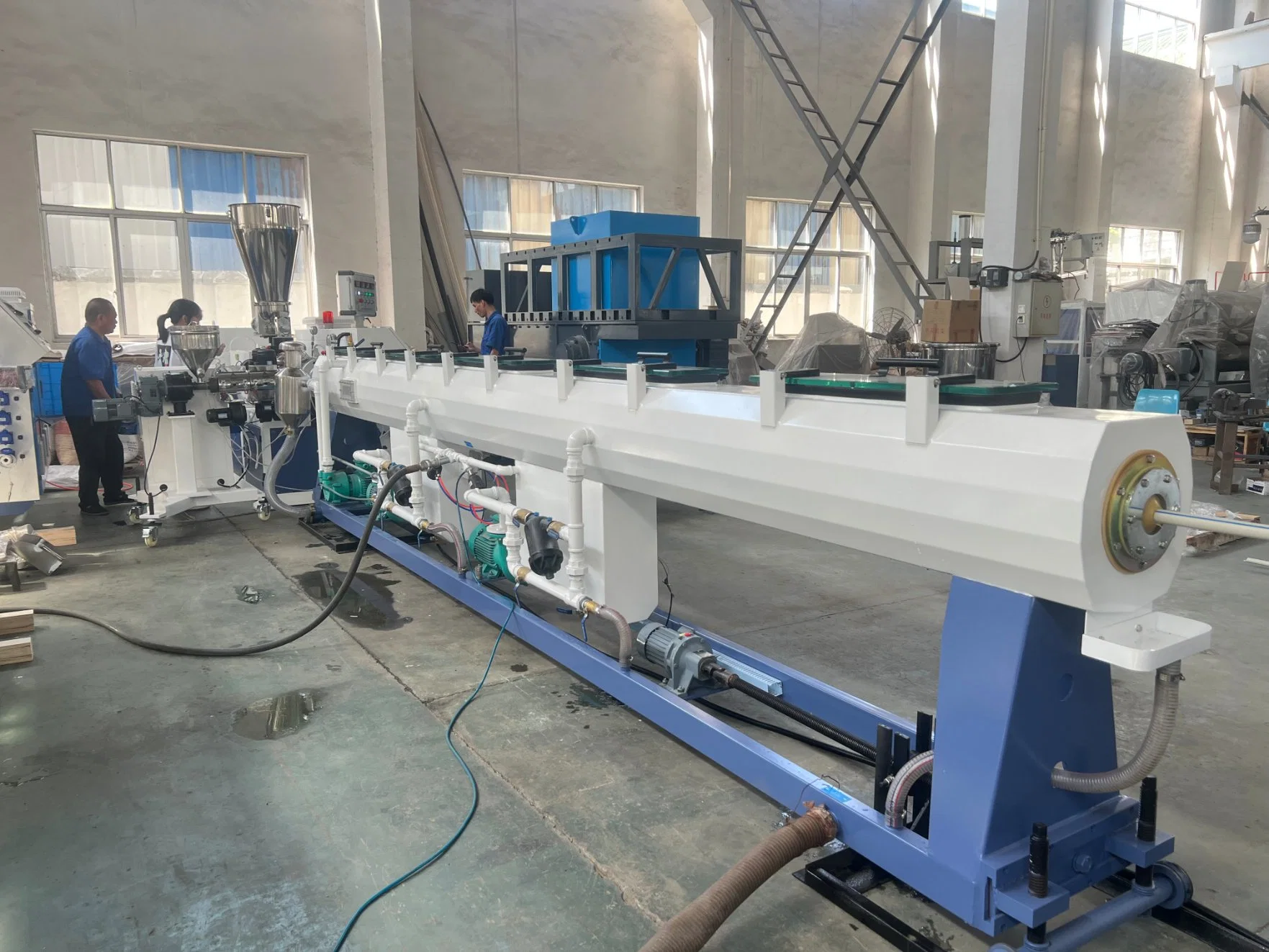 PVC CPVC UPVC Material Conduit Gas Water Supply and Drainage Pipe Extrusion Production Line