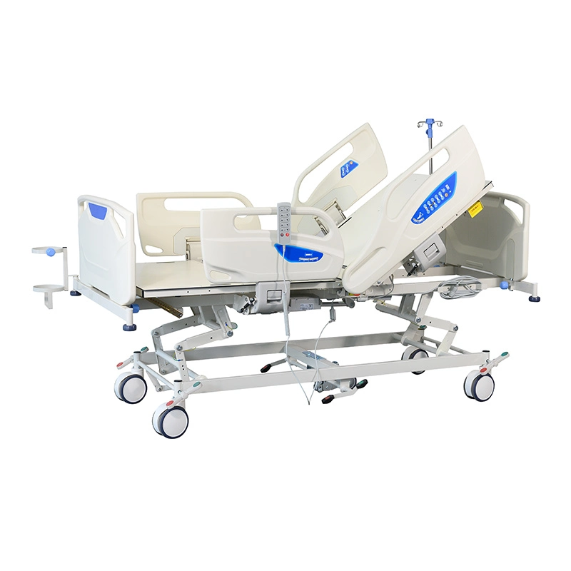 Ya-D5-11 Mobiliario de hospital ajustable cama de UCI de hospital totalmente automática 5-función Cama médica eléctrica