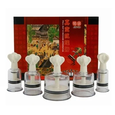 High quality/High cost performance  Kangzhu Premium Twist 6 Cups Rotary Cupping Set