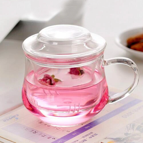 100% Hand Blown Chinese Glass Tea Pot