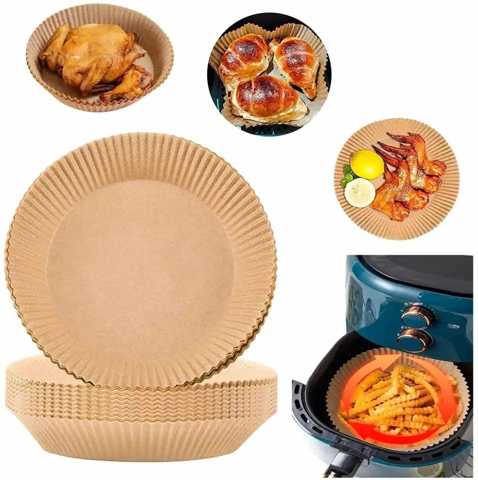 New Products Air Fryer Paper Liner Disposable Air Fryer Paper Air Fryer Parchment Paper Liners