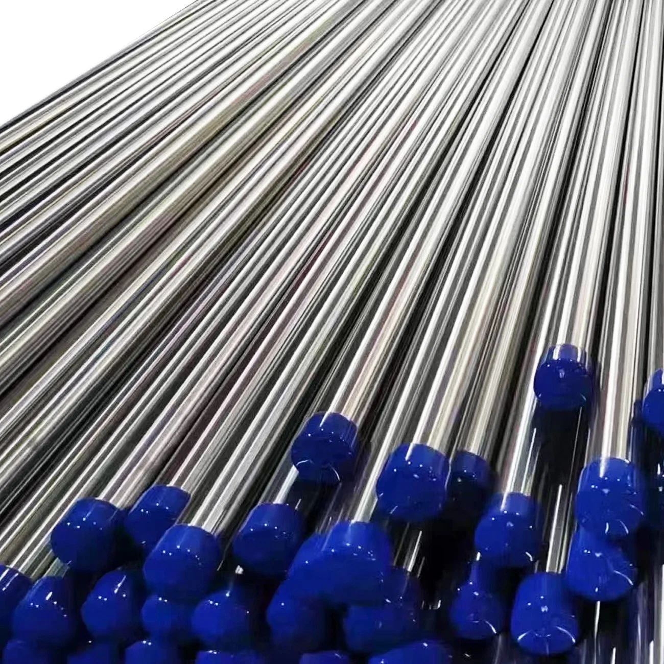 Welded Stainless Steel Pipe Industrial Weld Seamless Tubes Steel Tube with Blue Cap