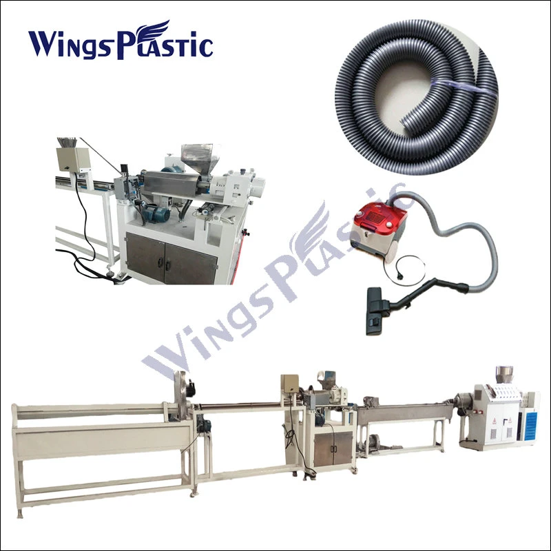 Vacuum Cleaner PVC Softly Spiral Flexible Hose Pipe Tube Extrusion Machine Production Line/EVA Pipe Extrusion Machine