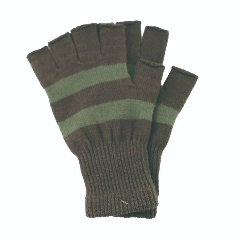 El invierno cálido tejido acrílico Guantes Fingerless Mitten