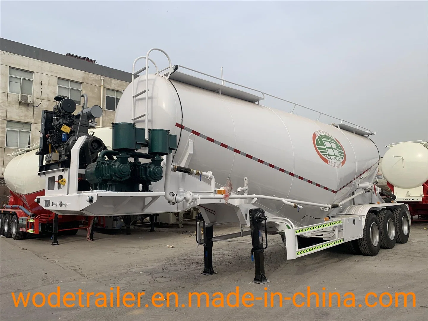 China Proveedor 3 ejes bulk Cemento Semi remolque / Bulk Ventas de remolques de tanques de cemento/semirremolques/camiones/camiones de camiones/camiones de transporte de cemento