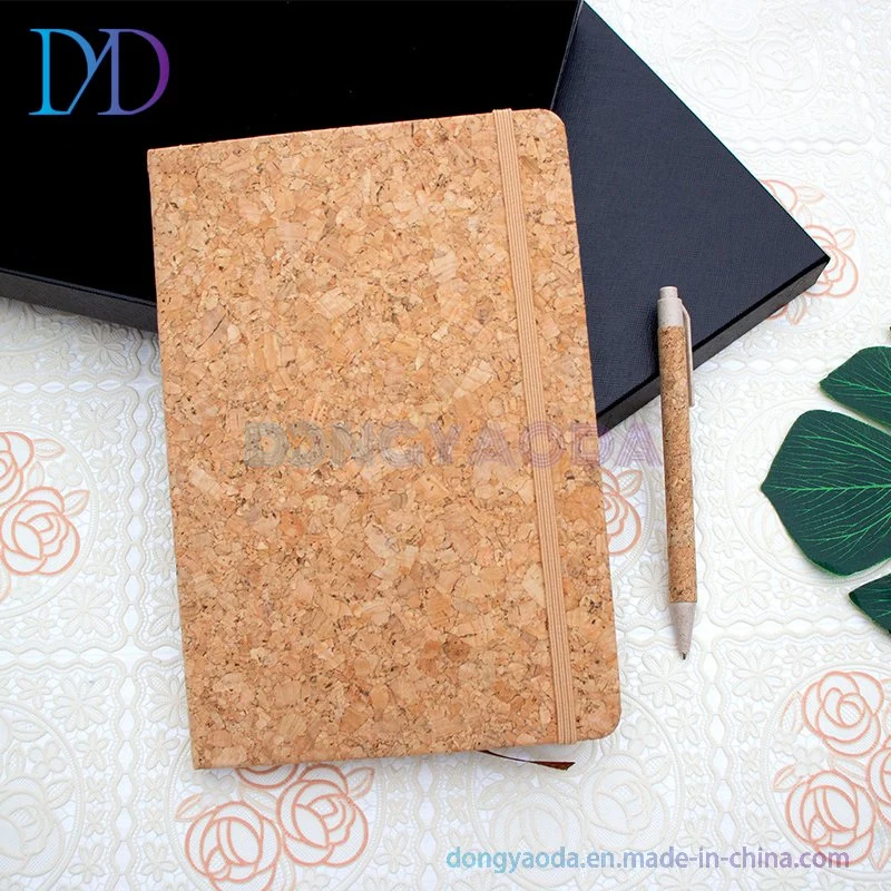 Cork A5 Notepad Two-Piece Latch Notebook Set Plus Logo