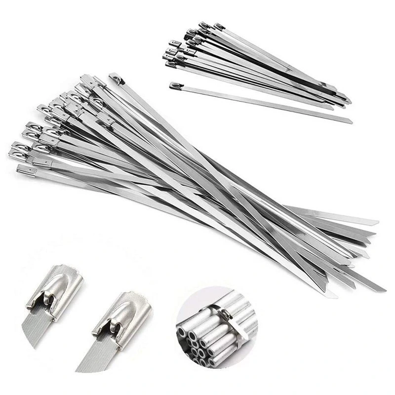 Cable Ties View Larger Image Factory Directly Provide High Quality Stainless Steel Zip Ties 4.6*500mm SS304 SS316 Stainless Steel Cable T