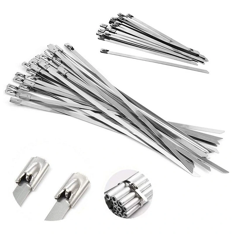 Cable Ties View Larger Image Factory Directly Provide High quality/High cost performance  Stainless Steel Zip Ties 4.6*500mm SS304 SS316 Stainless Steel Cable T