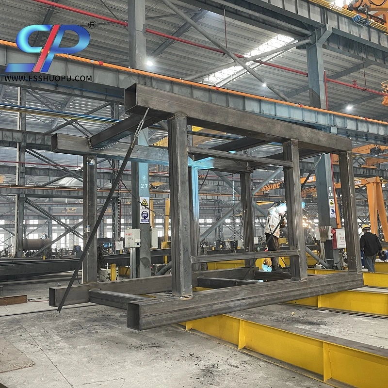 OEM Large Weld Structural Welding Steel Metal Working Steel Structure Works Construction