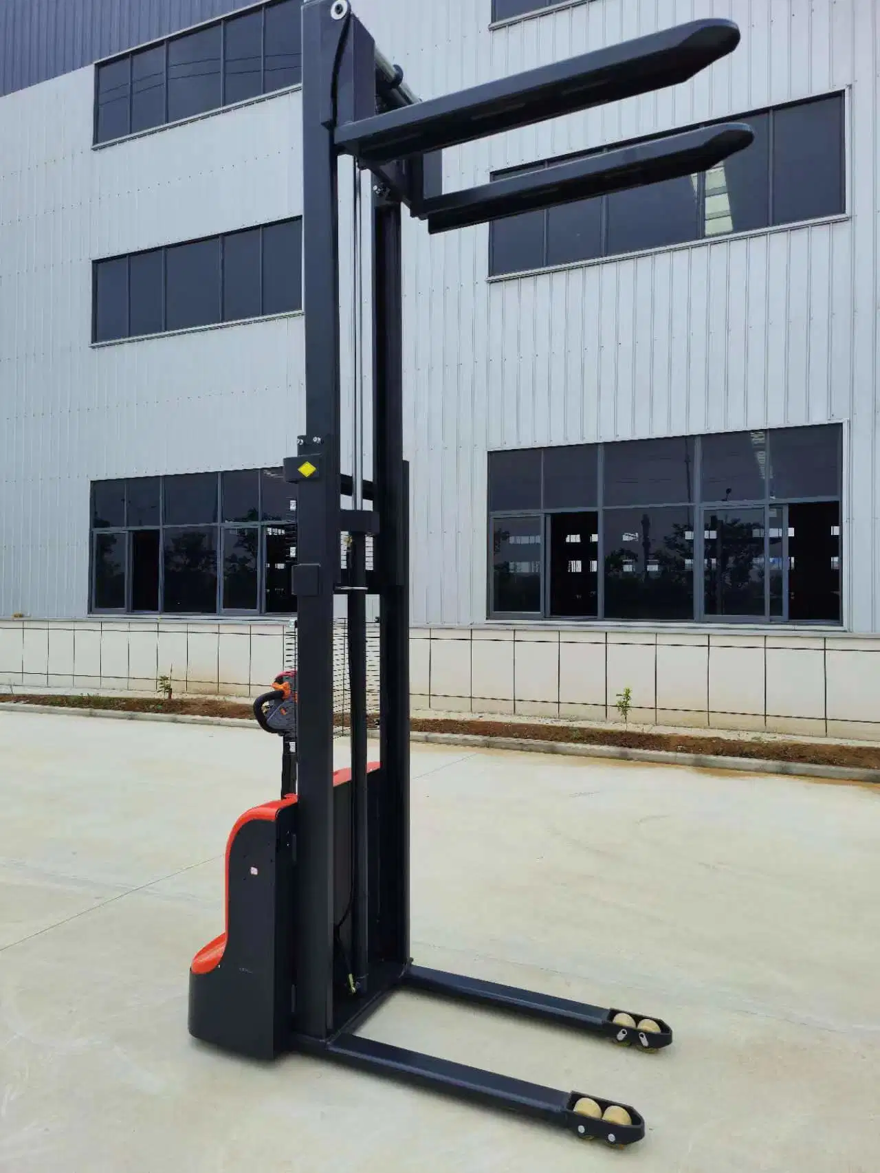 Rum China 1.0ton with 4m Lifting Height Economic Walkie Hydraulic Truck Electric Stacker Price/Manufacturers for Warehouse/Pallet