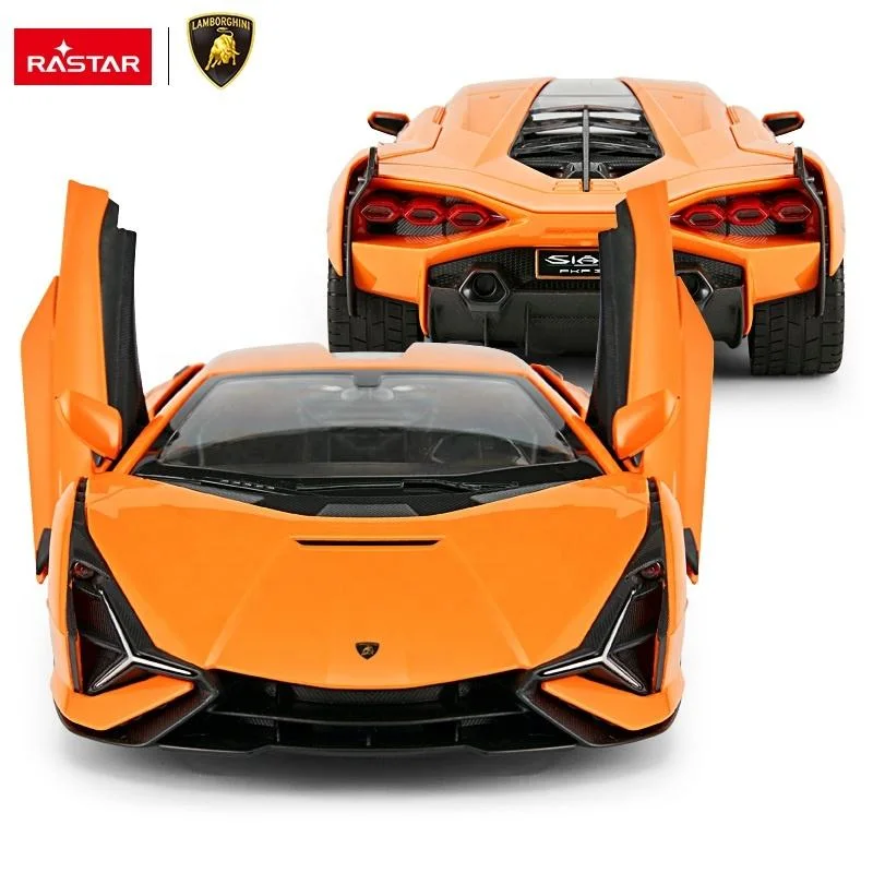 Rastar Lamborghini Scale Model Interactive RC Car Electronic Toys for Children Electric Plastic Window Box AA 1: 14