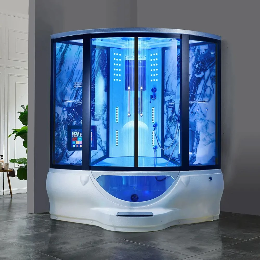 Good Price Enclosed Steam Room Steam Cabinet Shower with Whirlpool Bathtub Sauna Room