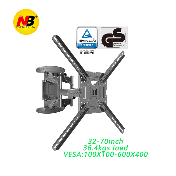 to Indonesia New Nb P5 Full Motion 40"-70"LCD LED TV Wall Mount Bracket 6 Swing Arms Rack Max. Vesa 600X400mm Max. Load 36.4kg