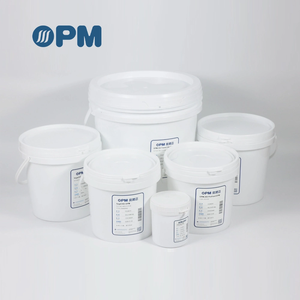 OPM-293 CD05 DPM cultivo celular medio polvo transfección transitoria y. Proteína farmacéutica