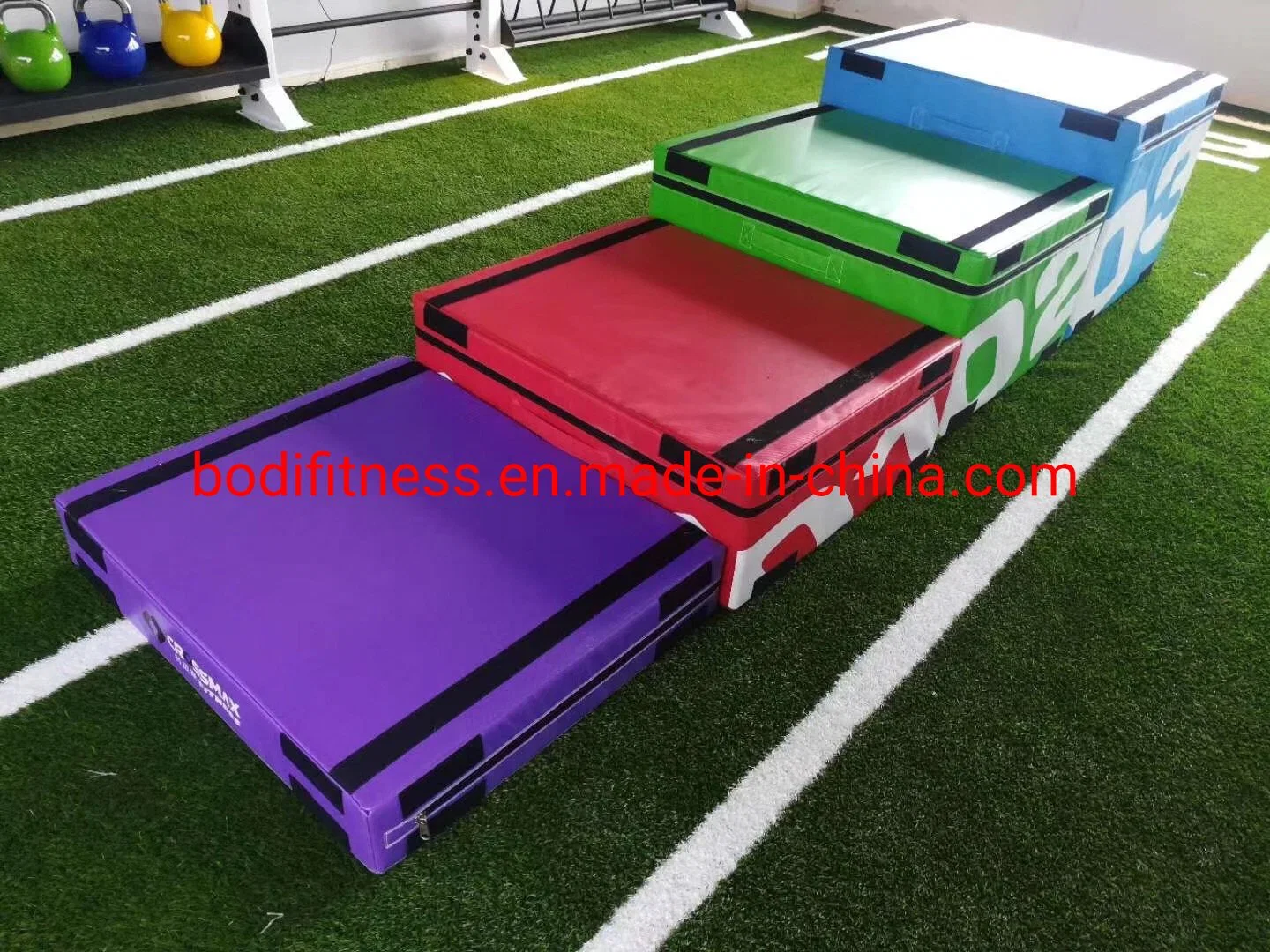 Gym Used PU Leather Jump Box Soft Foam Jump Plyo Box/Soft Plyometric Box