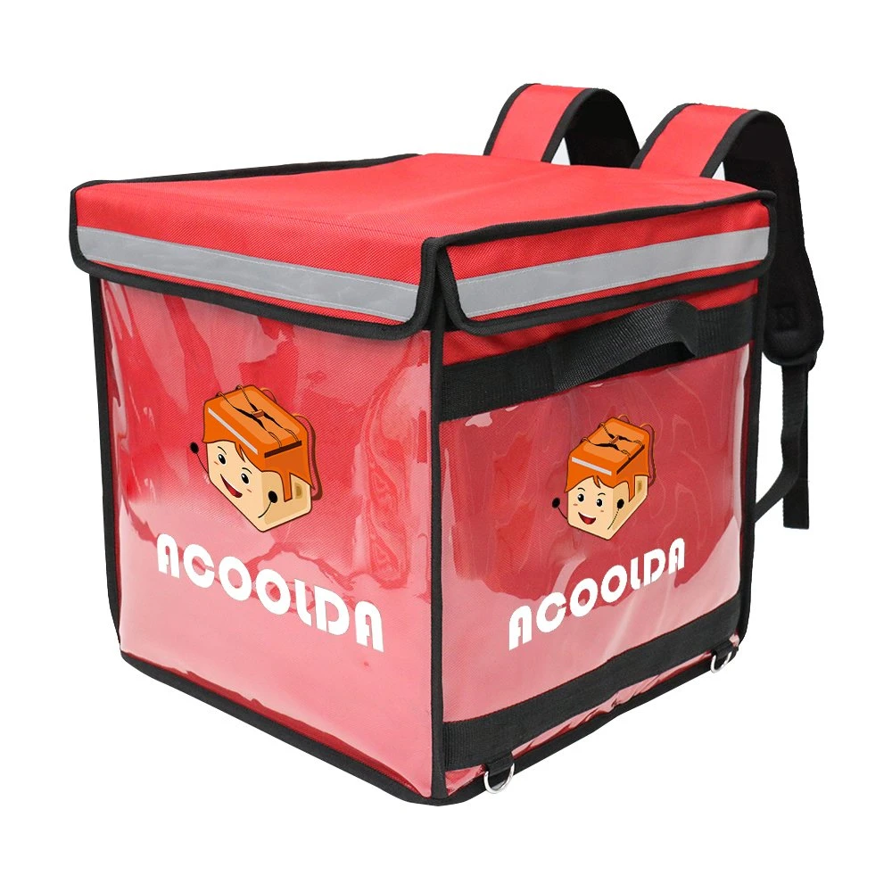 Wholesale/Supplier Customized Insulated Food Delivery Lunch Aluminum Foam Foil Thermal Cooler Bag Lined