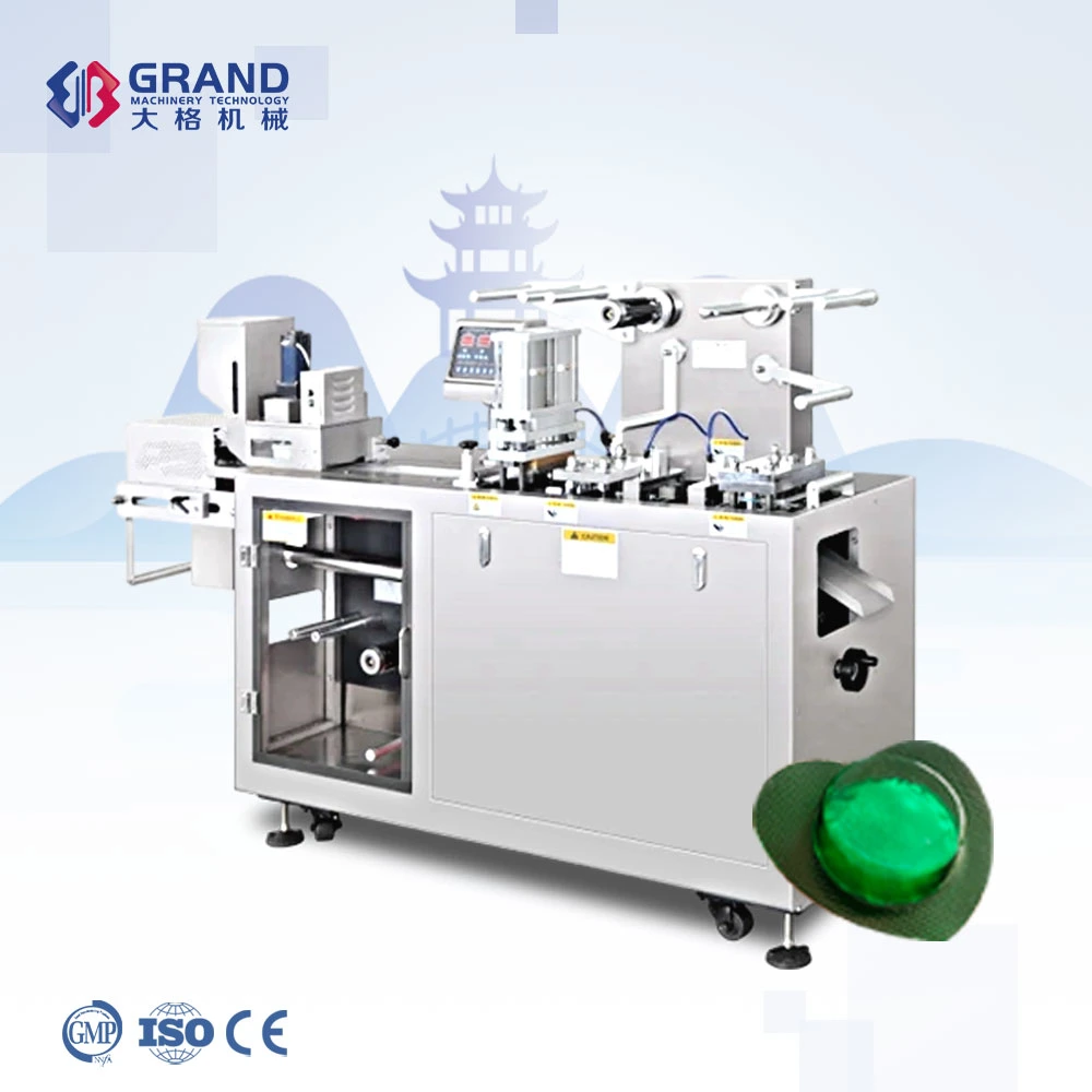 Dpp-150 Automatic Thermoforming Liquid Blister Packing Machine Jam Olive Oil Honey Blister Packing Machine