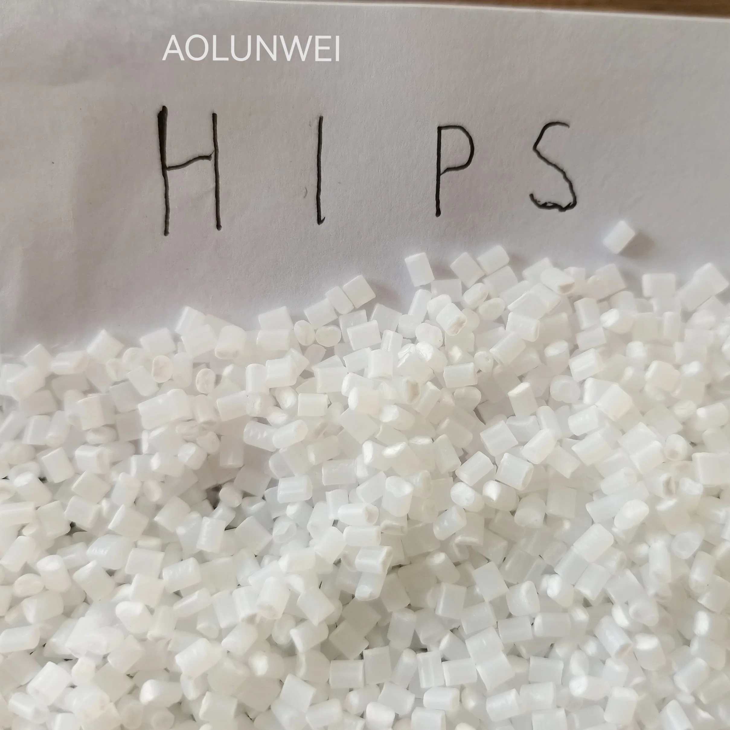 Injection Molding Ecru Particles HIPS Raw Material Polystyrene Granule