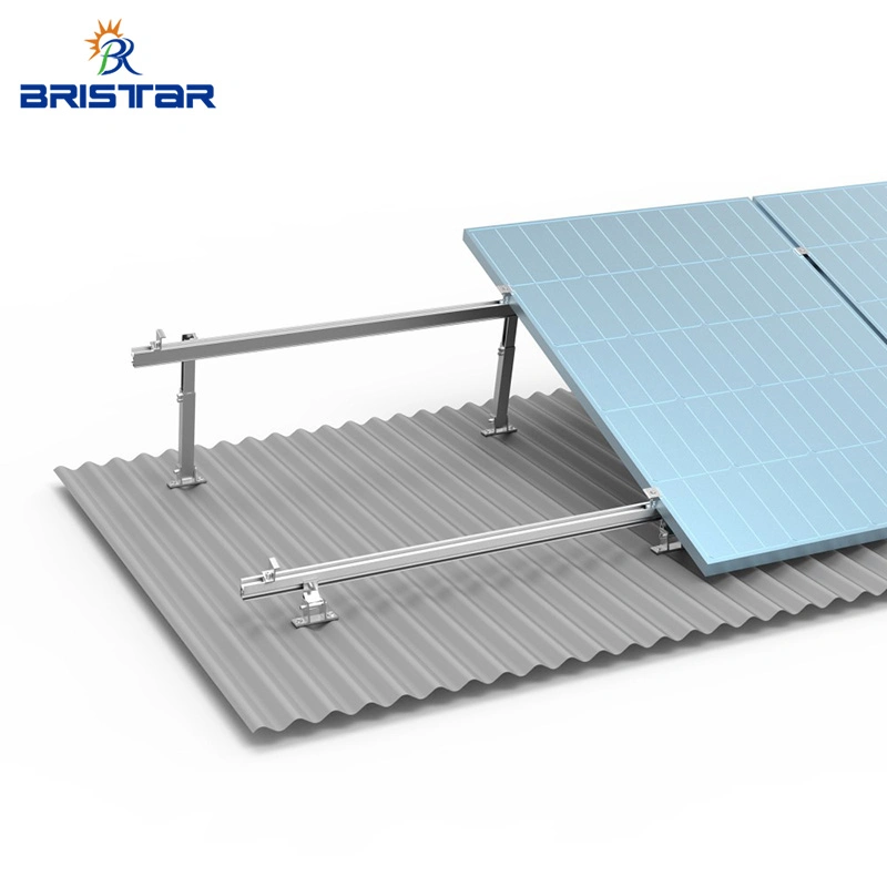 Pata ajustable PV Tin techo Rack sistema de Energía Solar Soportes de alimentación