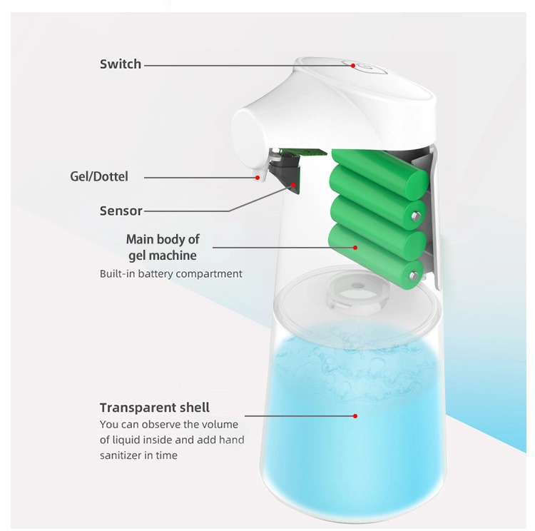 Automatic Gel Type Hand Sanitizer Dispenser Infrared Induction