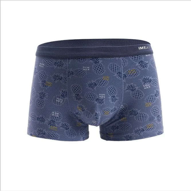 Hotsale Diseño clásico de los hombres boxeadores los boxeadores de ropa interior de Algodón Stretch de alta hombres sexy Briefs