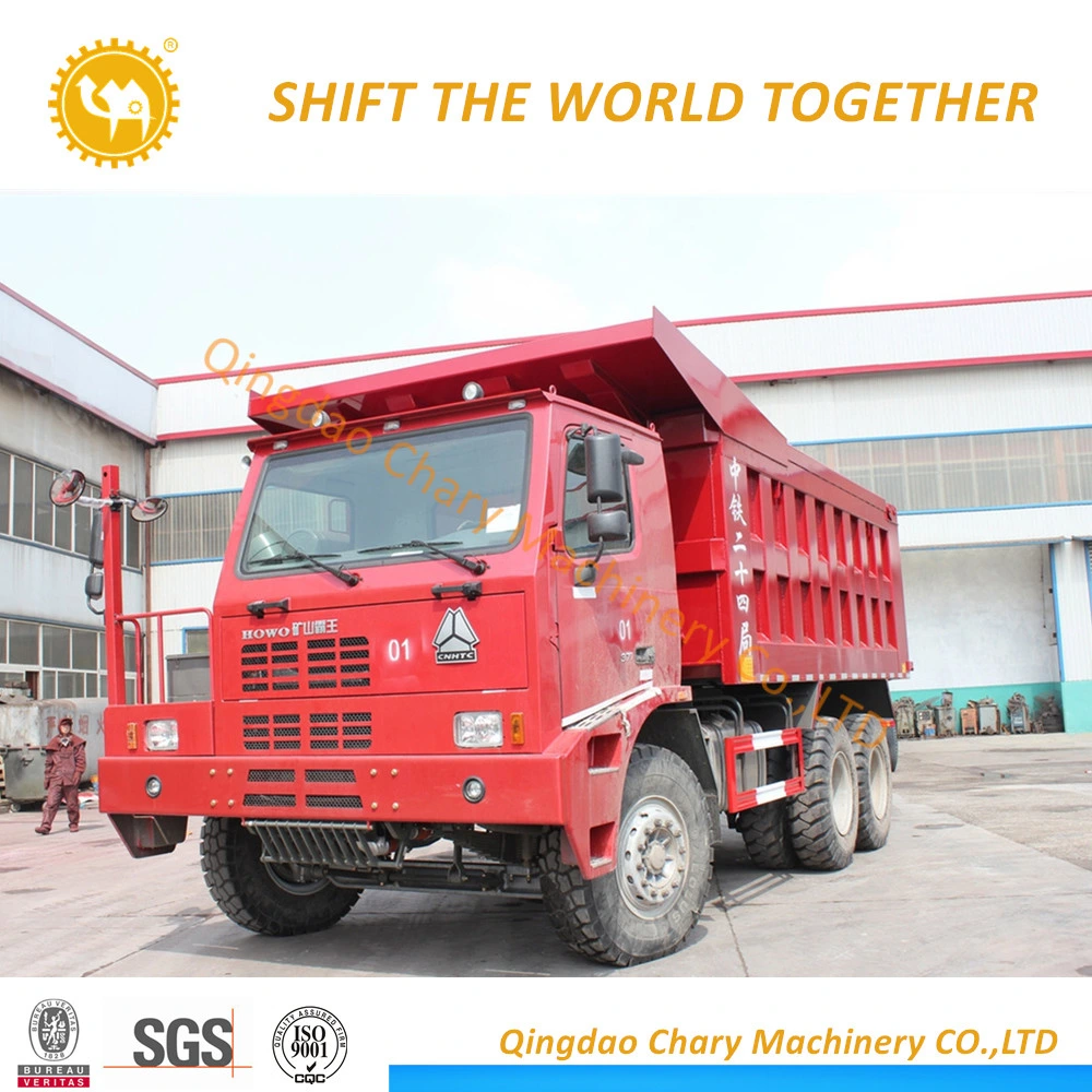 China Sinotruk HOWO Serie 6X4 Offste Kabine / Bergbau Dump / Kipper Truck