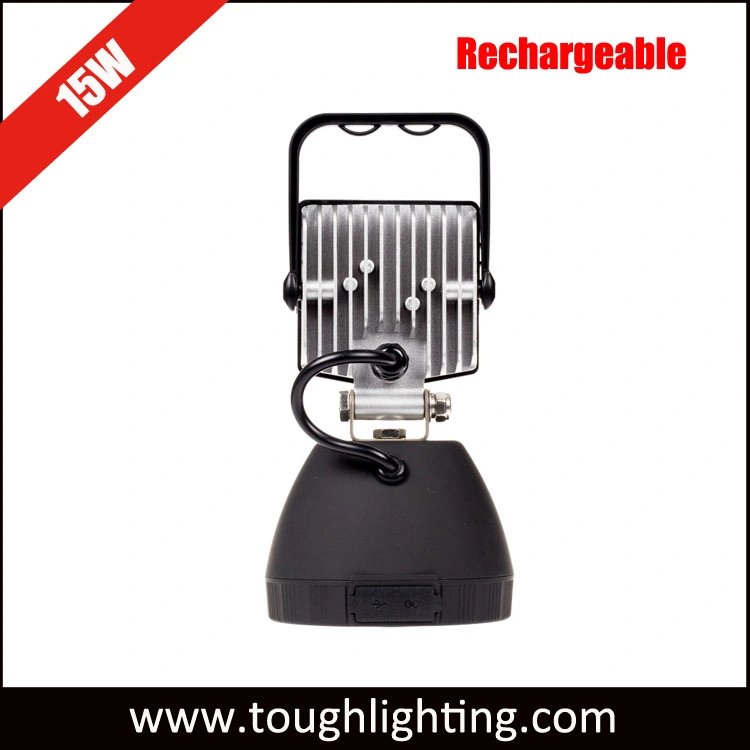 Super brillante 15W 27W recargable portátil Tienda Flash LED luces de trabajo con una fuerte base magnética