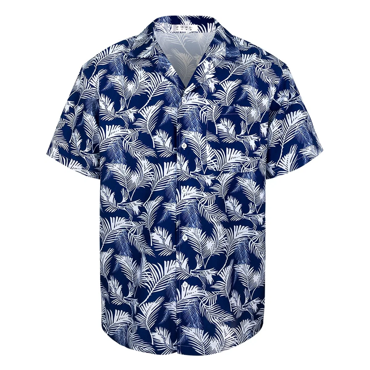 Men&prime; S Summer Holiday Floral Print Hawaiian Beach Casual Tops Shirts
