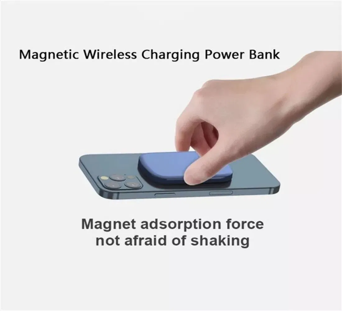 10000mAh Portable Mini Qi Wireless Fast Magnetic Pd QC Charger 15W Mobile Power Charger