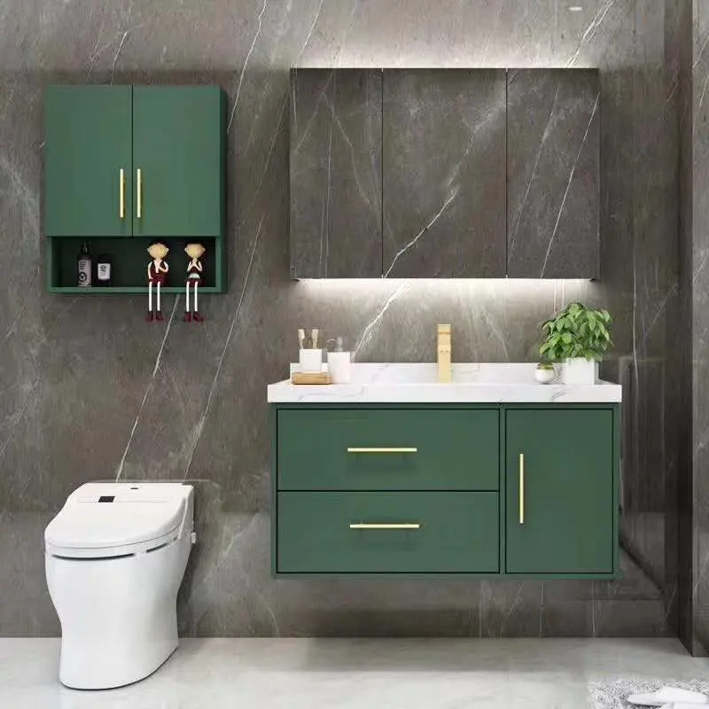 Wholesale/Supplier Factory Price Wall Mounted Melamine Wood Bathroom Cabinet