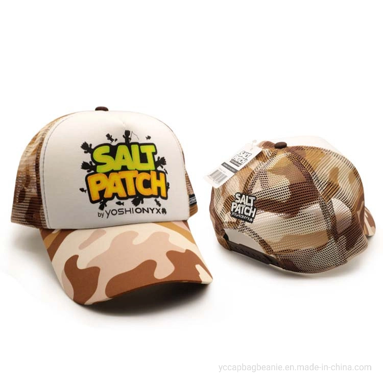 Custom5 Panel Sublimation Printing Snapback Trucker Mesh Cap Hat