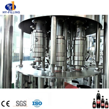 CSD kohlensäurehaltige Softdrinks/Getränke E-Produktionslinie/Anlage/Monoblock-Flasche Waschfüllung Deckmaschine