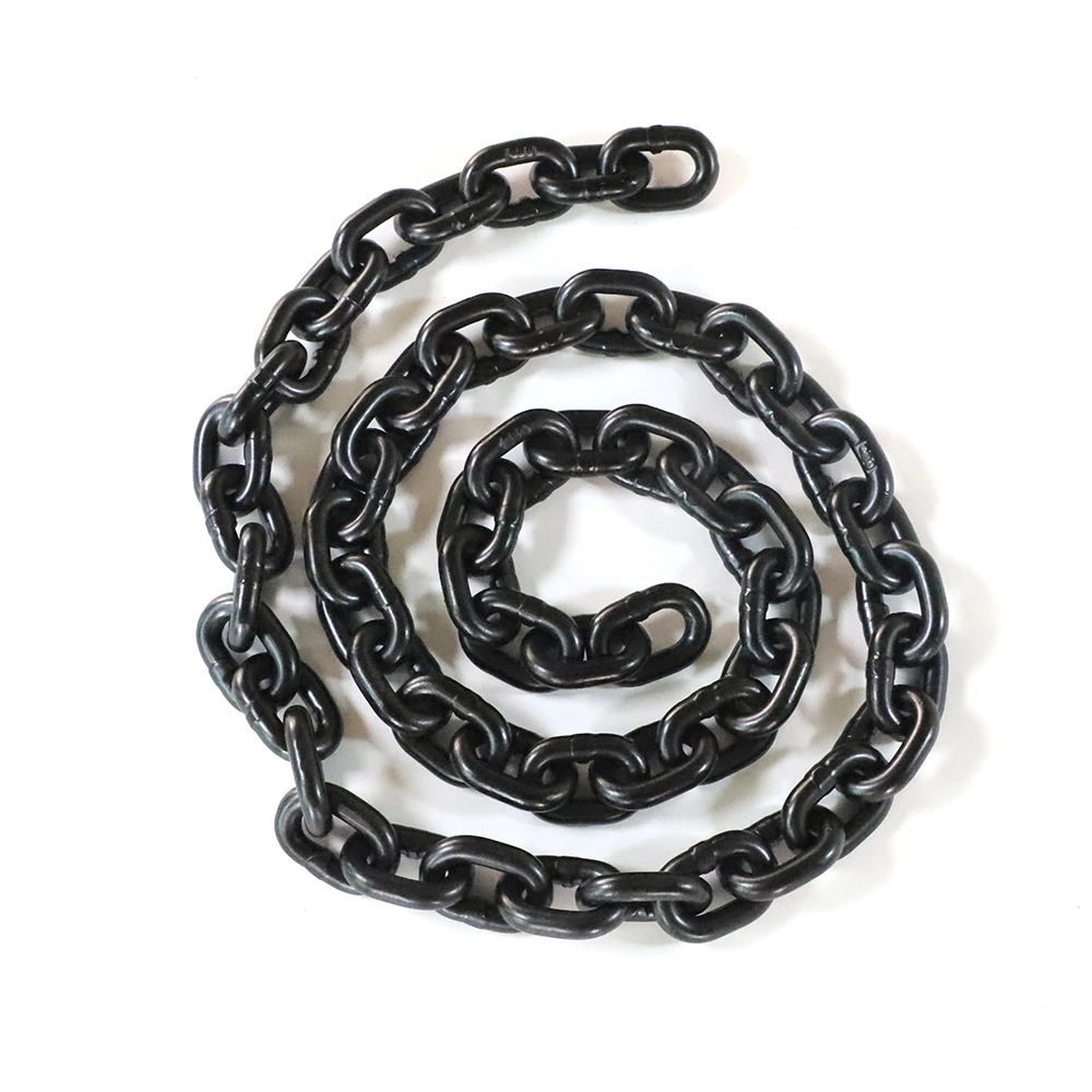 G80 Standard High Test Link Chain Black Oxide with 6mm Welded Link Chain