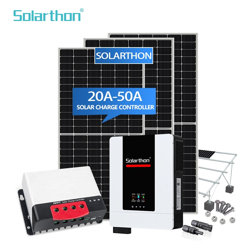 Solar Intelligent Controller 12/24V Auto 30A Automatische Spannungs-Identifikation MPPT Solarladegerät-Controller