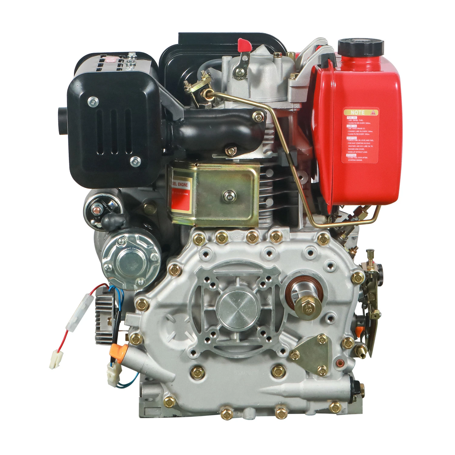 7,5HP Einzylinder-Dieselmotor mit Luftkühlung